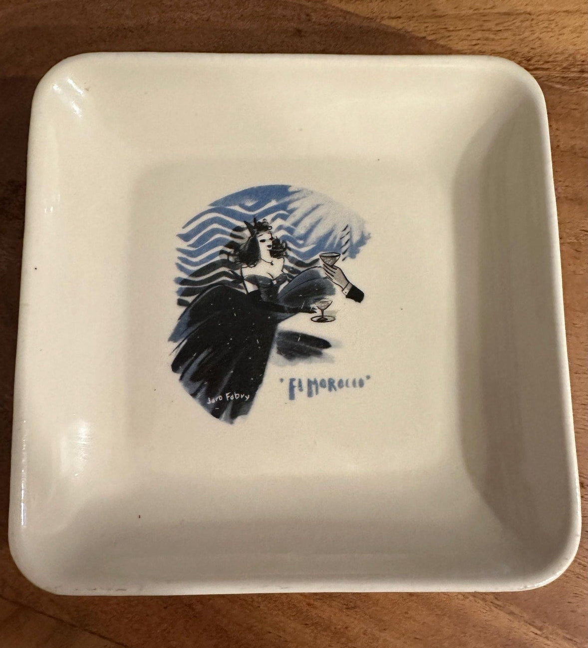 1940s  Rare Vintage El Morocco Nightclub Jaro Fabry Ashtray