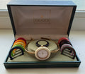 Vintage Gucci Change Bezel Watch Set | 1980s | 11 Interchangeable Bezels + Original Box