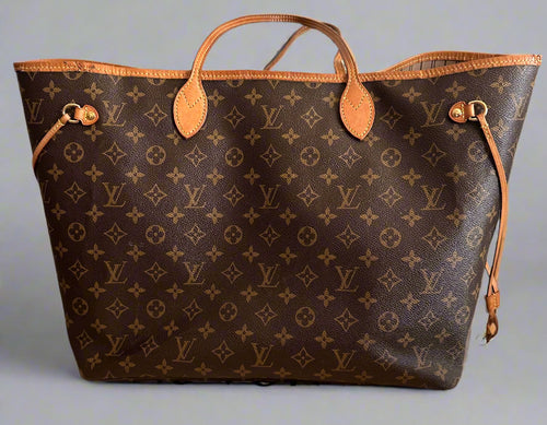 2019 Louis Vuitton Monogram GM Neverfull Shoulder Bag w/ Dust Bag